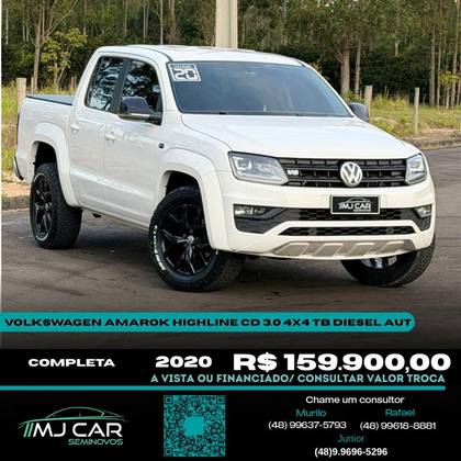VOLKSWAGEN AMAROK 3.0 V6 TDI DIESEL HIGHLINE CD 4MOTION AUTOMÁTICO